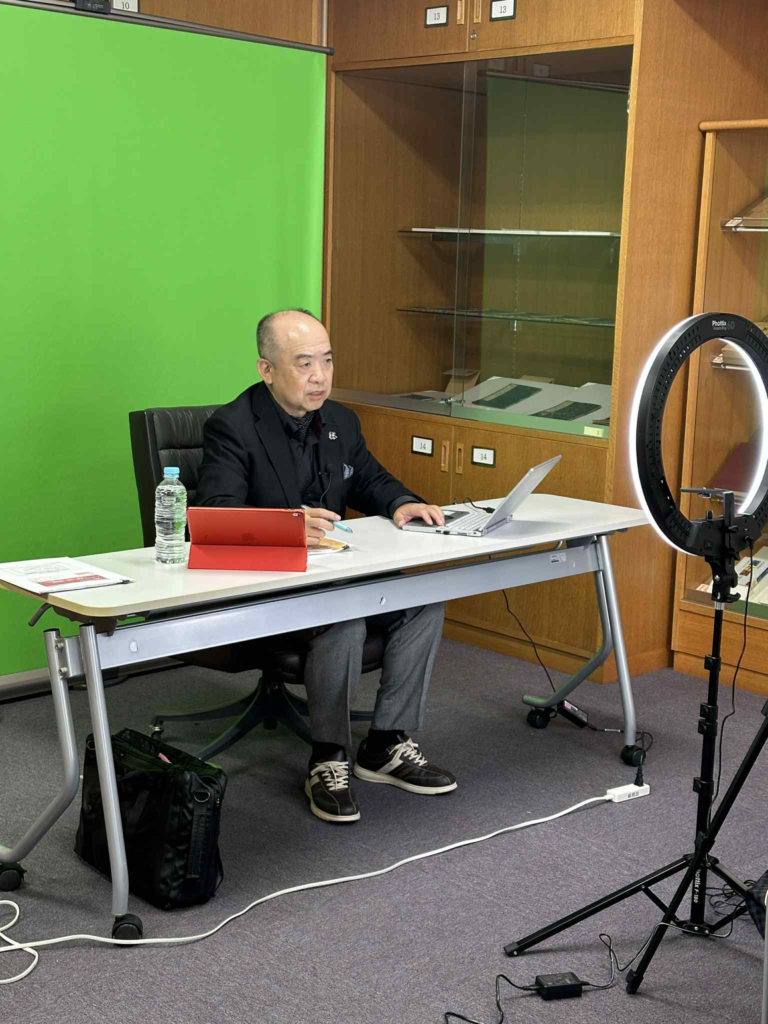 食産業マーケティング（一般社会人向け）クローズドオンライン講義「プレイス・プロモーション（実践編）」～営業、プロモーションの変化～ アーカイブ用動画撮影をしました。